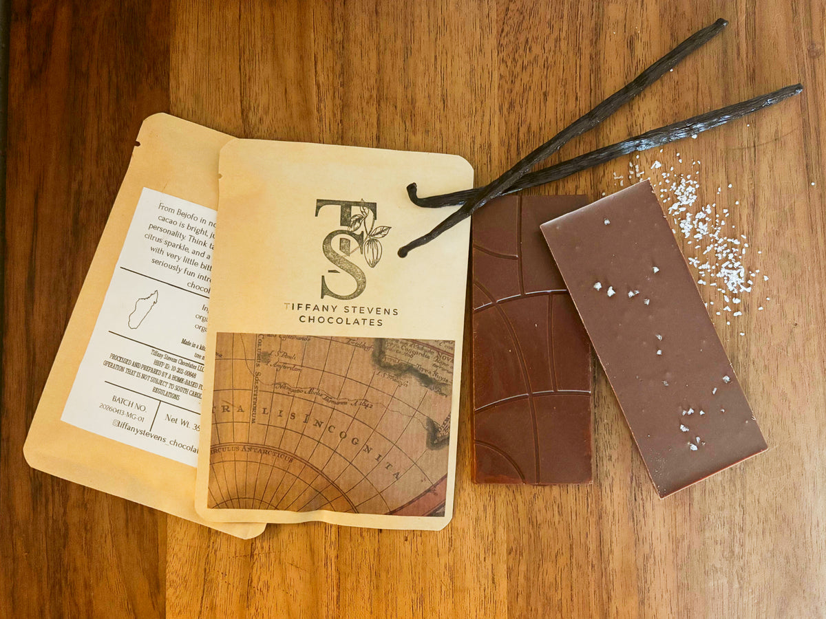 55% Madagascar with Madagascar Vanilla Bean & French Sea Salt